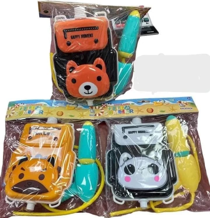 Zabawka Pistolet na Wodę z Plecakiem Zwierzątka Mix 12szt