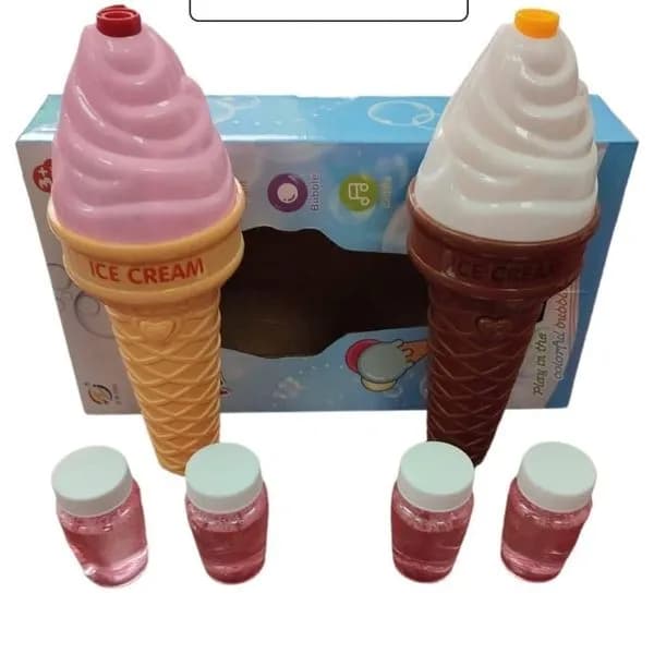 Zabawka Pistolety Woda Bańki Mydlane Lody z Muzyką i Światłem