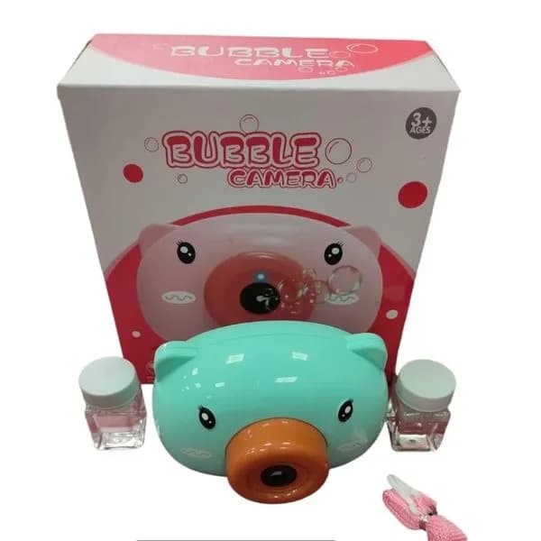 Zabawka Pistolety Woda - Aparat do Baniek Mydlanych Bubble Camera 3+