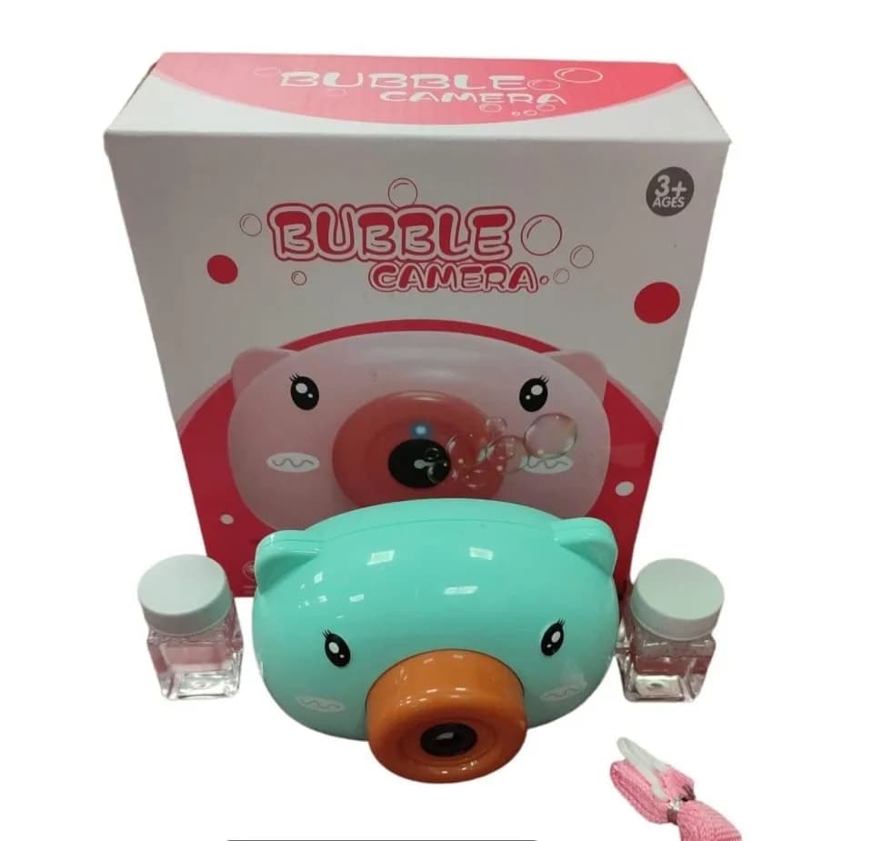 Zabawka Pistolety Woda - Aparat do Baniek Mydlanych Bubble Camera 3+