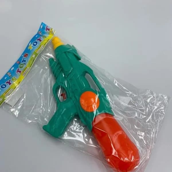 Pistolet na wodę zielono-pomarańczowy, zabawka wodna PK14088