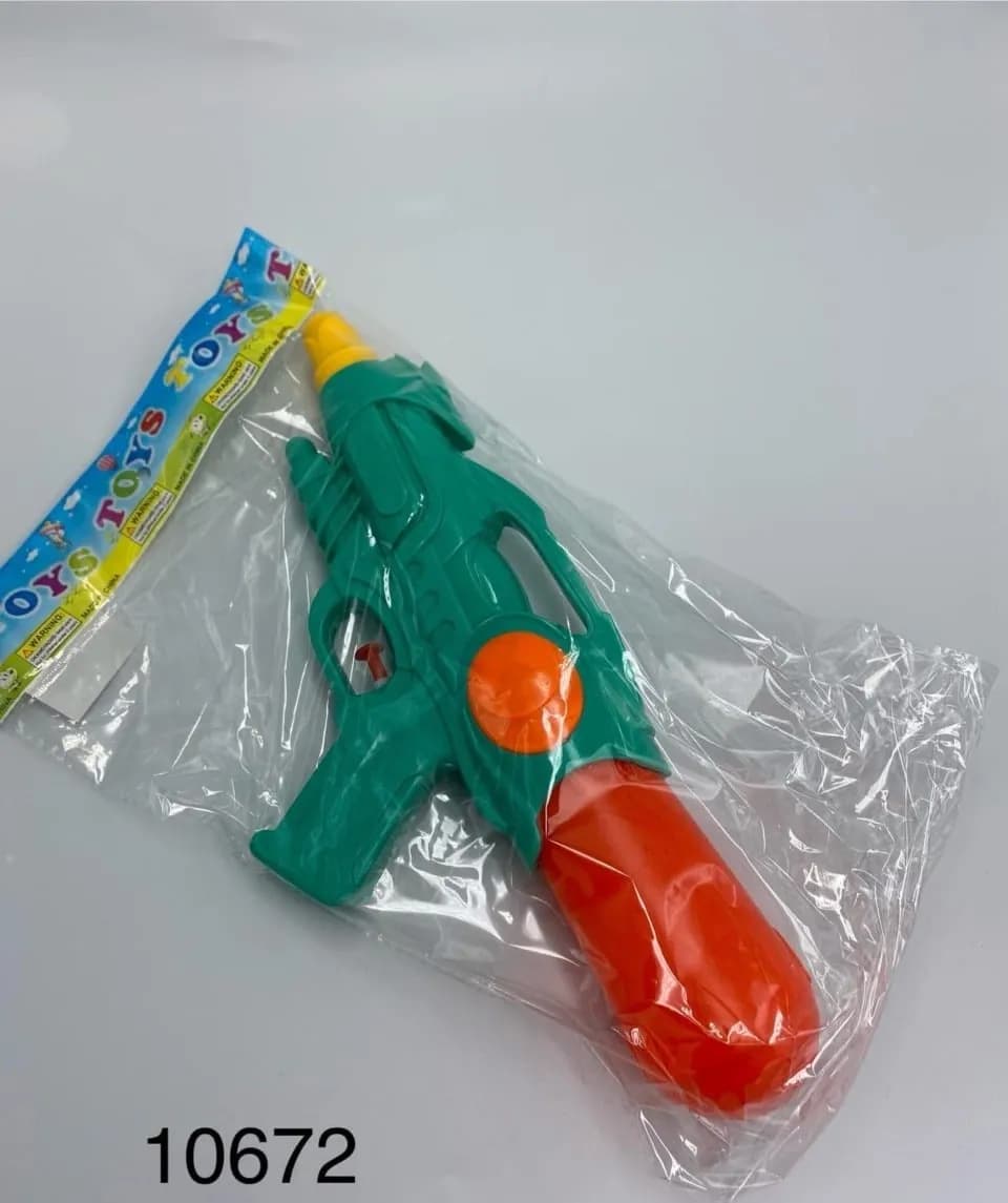 Pistolet na wodę zielono-pomarańczowy, zabawka wodna PK14088