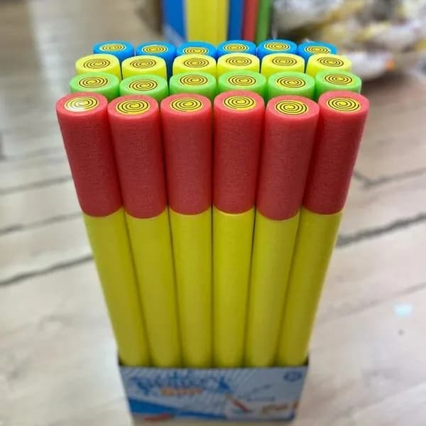 Pistolety na wodę sikawki piankowe mix kolorów 24 szt. PK14092