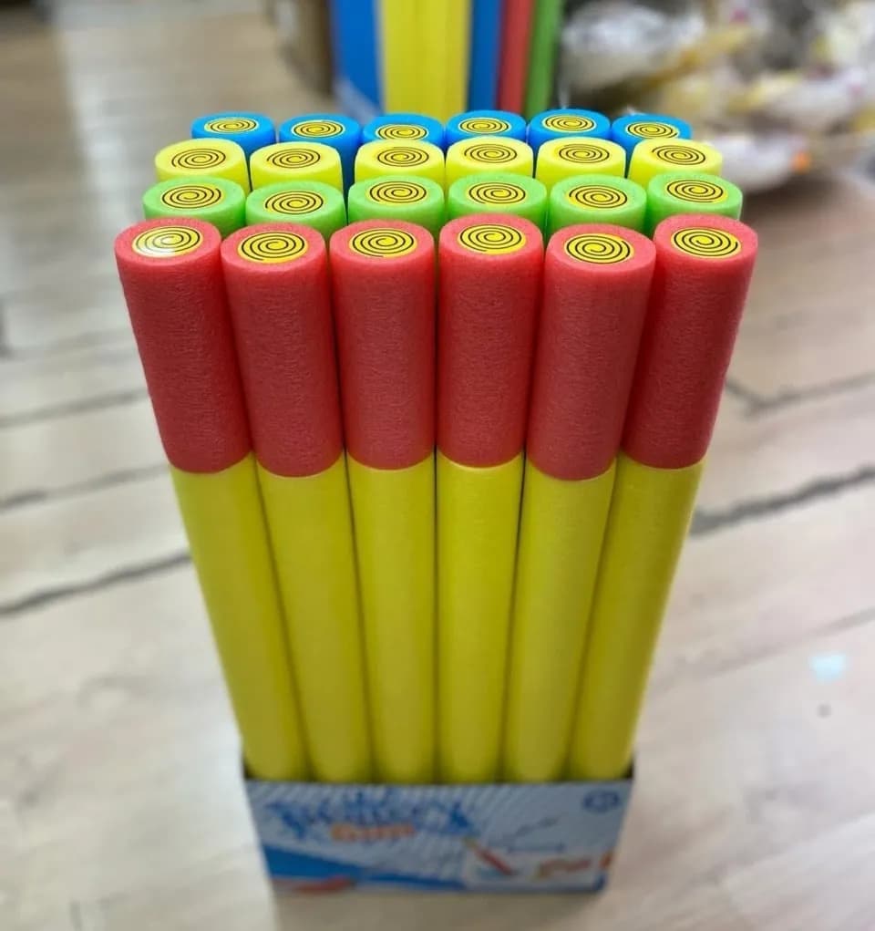 Pistolety na wodę sikawki piankowe mix kolorów 24 szt. PK14092