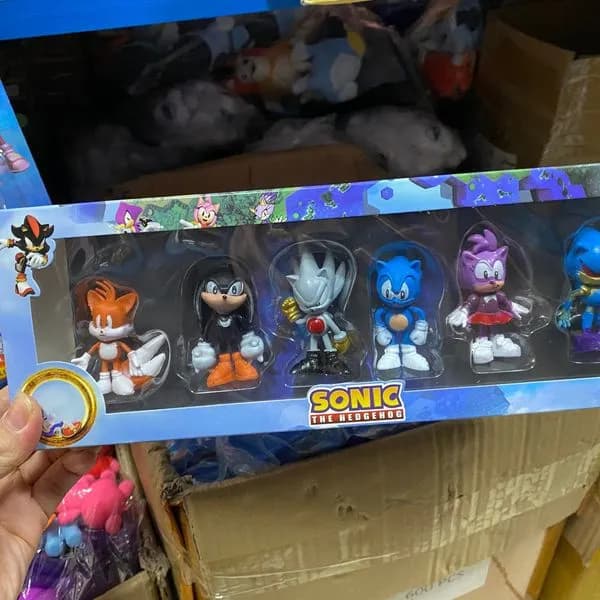 Zestaw figurek Sonic Generations 5PCS, kolorowe miniatury