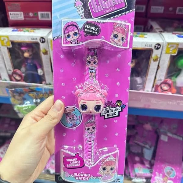 Zegarek LED Projektor LOL SURPRISE z muzyką i światłem 12szt