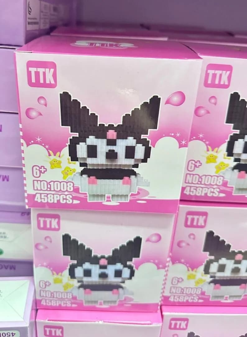 Klocki Mikro Kuromi TTK NO.1008 458PCS Figurka Kolekcjonerska