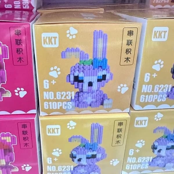 Klocki Mikro Cartoon Character 610PCS Królik KKT NO.6231