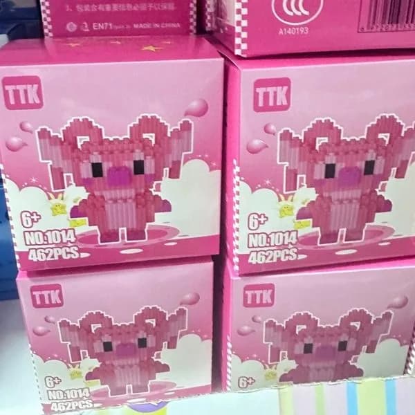 Klocki Konstrukcyjne Stitch Angel Różowy 462PCS TTK NO.1014