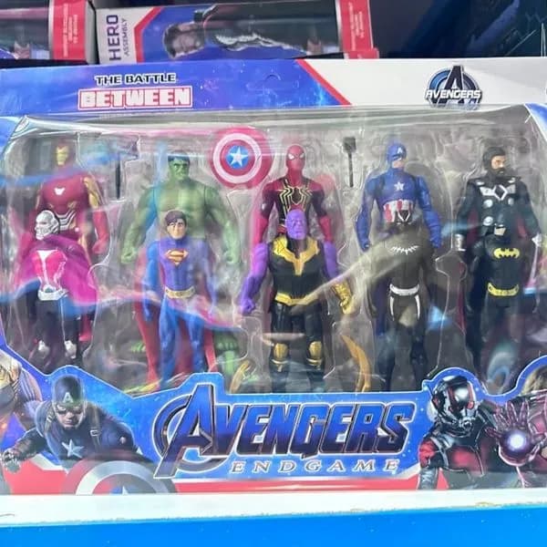 Zestaw 10 Figurek Superbohaterów Avengers Endgame PK14116