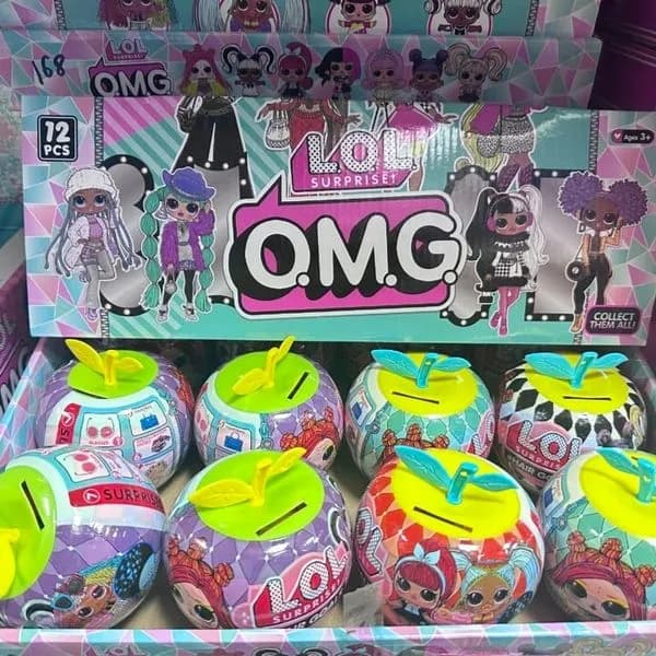 Zabawki LOL Surprise OMG - Skarbonka Jabłko z Niespodzianką