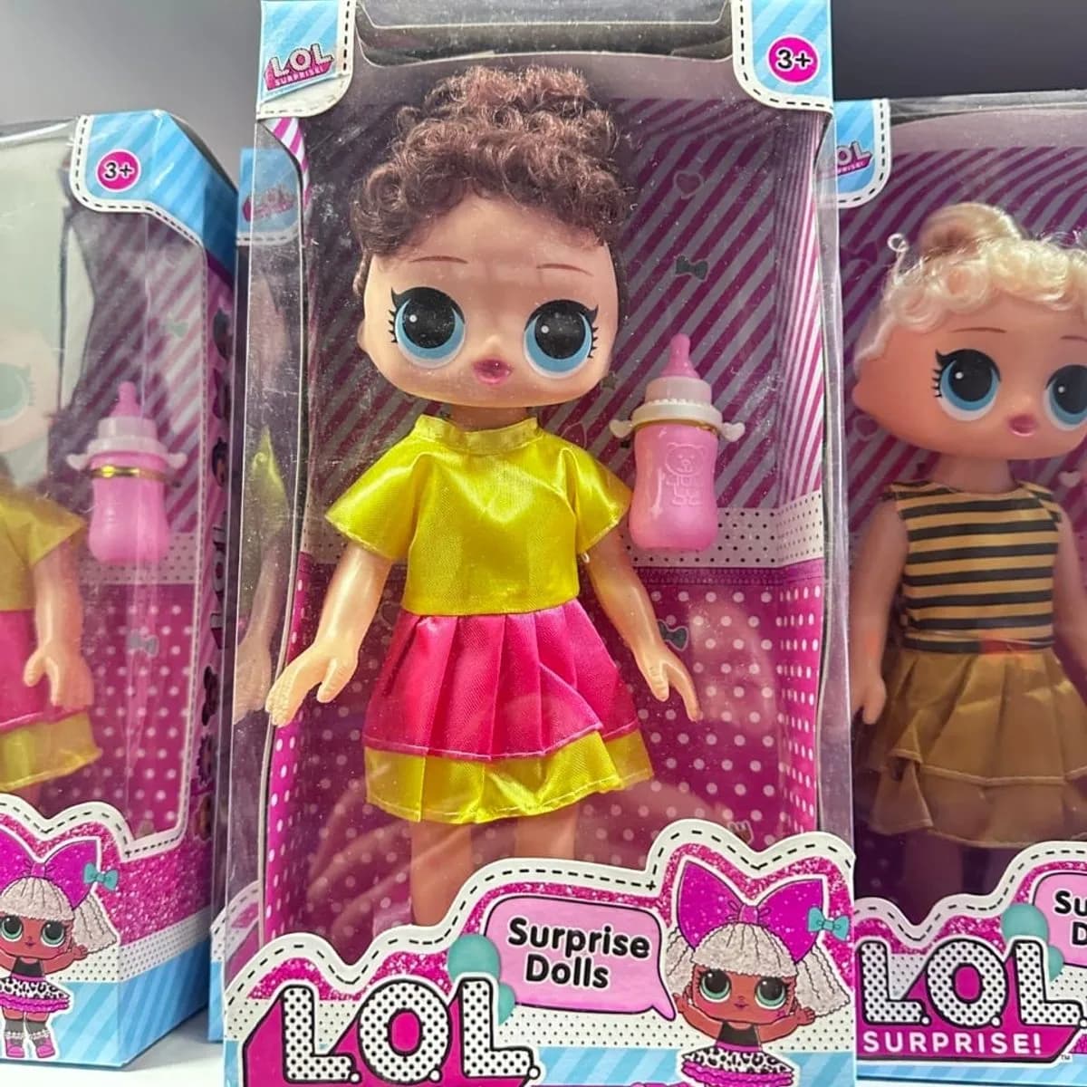 Zabawki Lalka LOL Surprise z Akcesoriami Butelka, Zestaw 6 szt