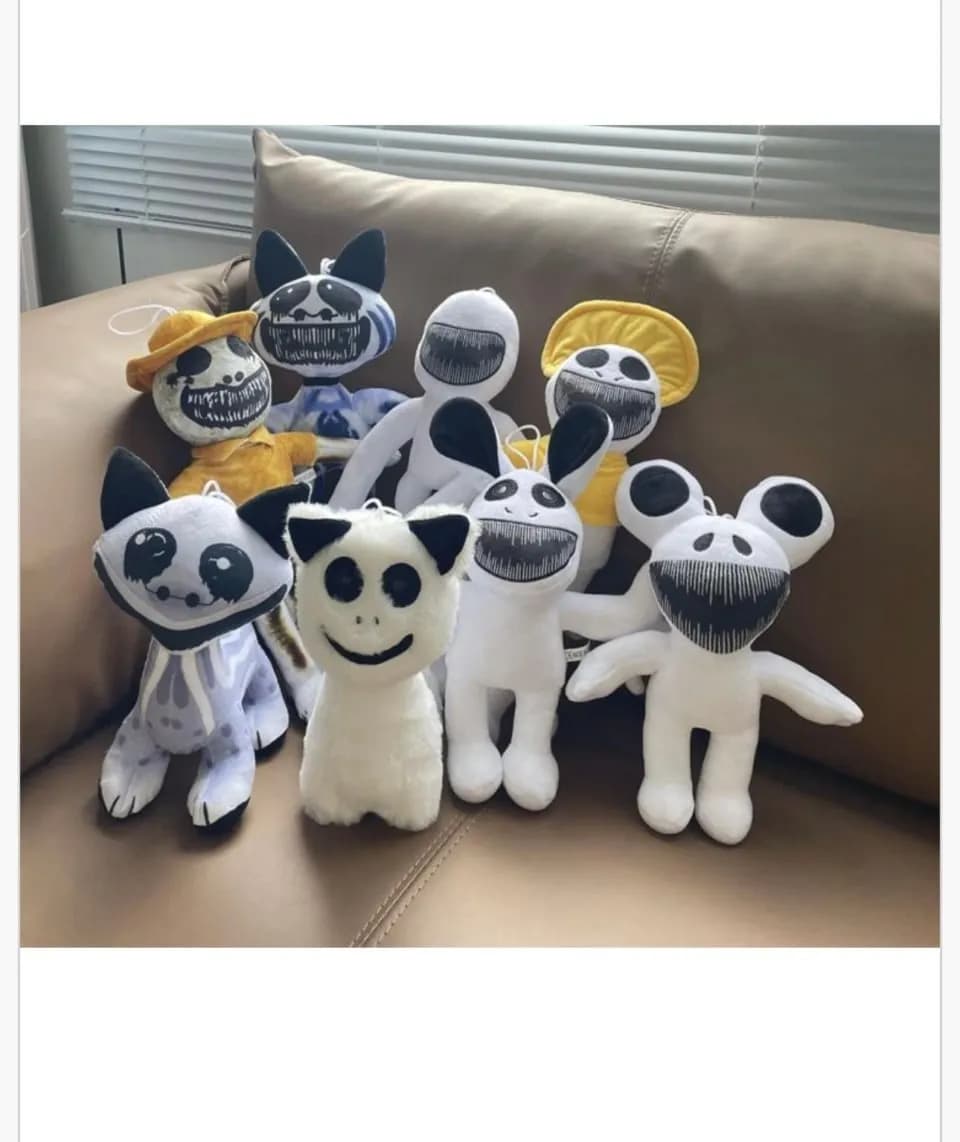 Maskotka Pluszowa Mix Wzorów Horror z Zawieszką - 12 szt.