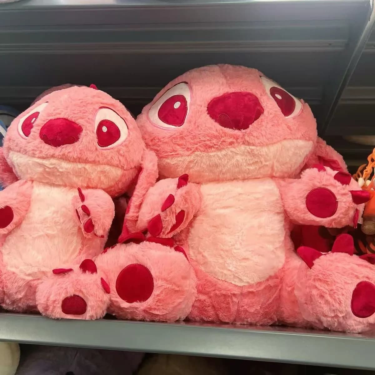 Maskotka Pluszowa 35cm Różowa Angel Stitch Miękki Plusz