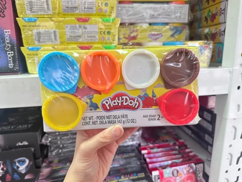 Zestaw Play-Doh Kolorowa Ciastolina 6 Tubek 342g