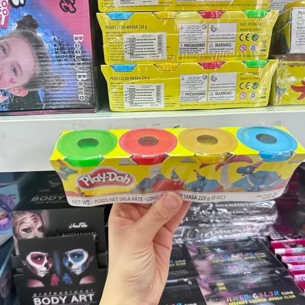 Zestaw Zabawki Play-Doh Kolorowy 4 Tuby 228g