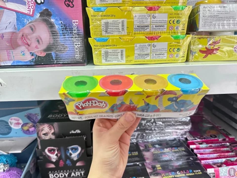 Zestaw Zabawki Play-Doh Kolorowy 4 Tuby 228g