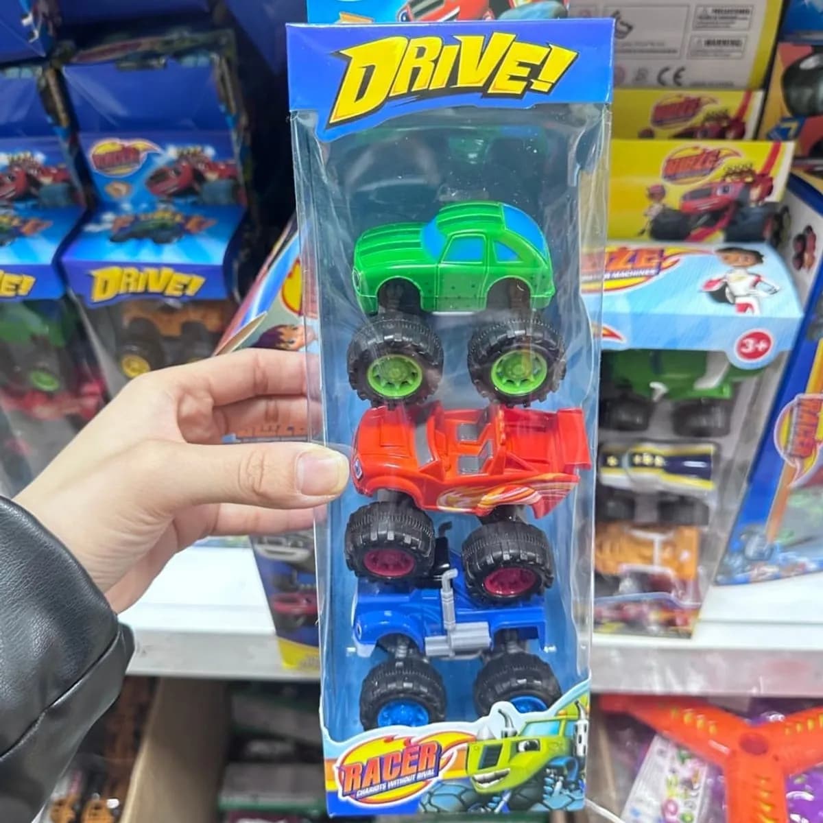 Samochód Drive Racer Zestaw 3 szt. Monster Truck