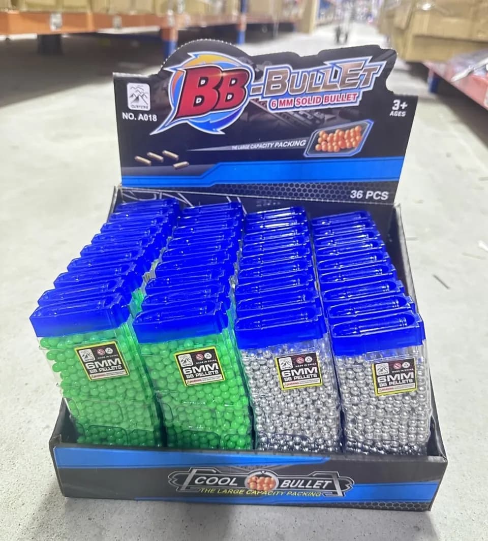 Kulki do pistoletu karabinu BB Bullet 6mm, zestaw 36 szt.