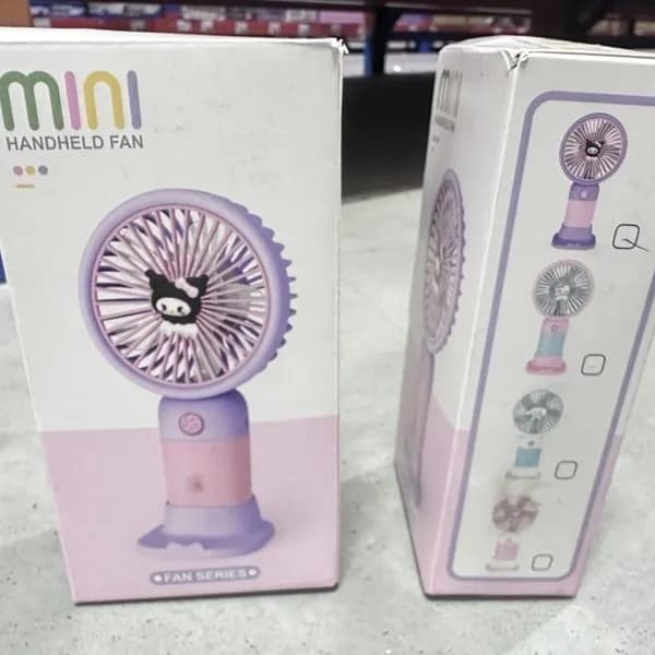 Mini Zabawki Handheld Fan - Wiatraczek Ręczny z Postacią, Mix 12szt