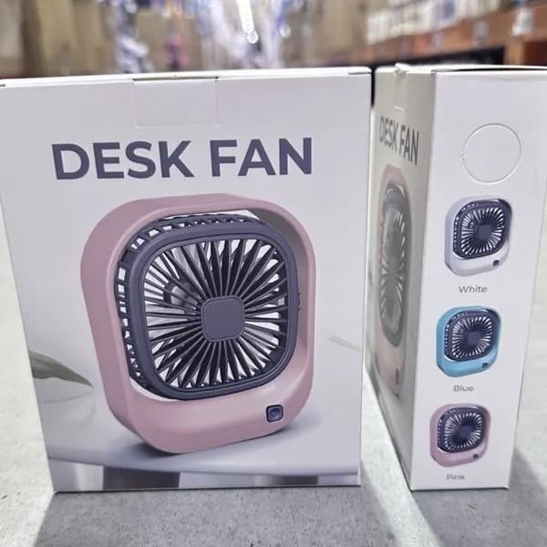 Zabawki Desk Fan - Mini Wentylator Biurkowy Mix Kolorów 12 szt.