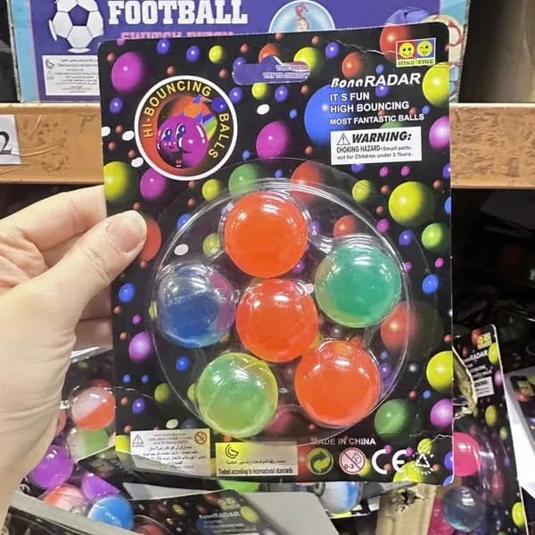 Zestaw Piłeczek Kauczukowych Hi Bouncing Balls 6 szt. BonaRADAR