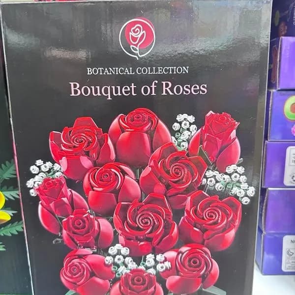 Klocki Kwiaty Bouquet of Roses 822PCS Botanical Collection