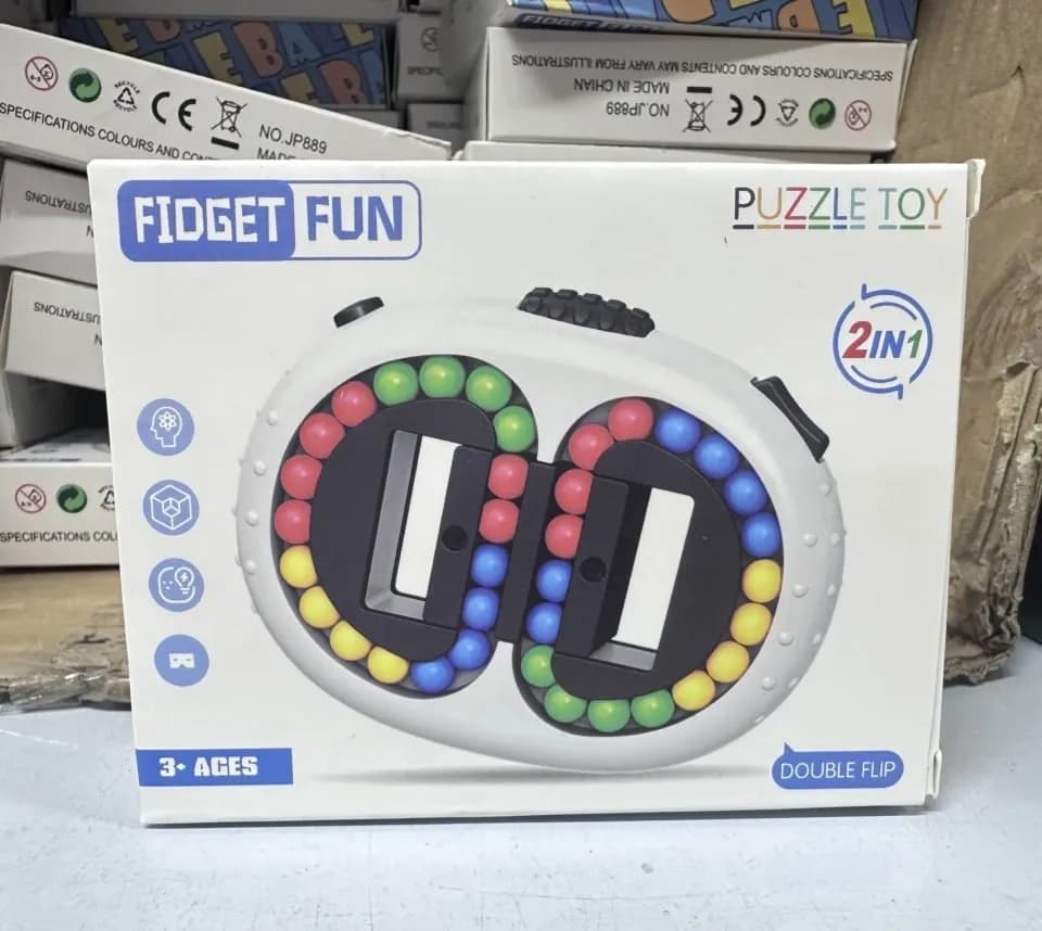Zabawka Fidget Fun Puzzle Toy 2in1 Double Flip Logiczna