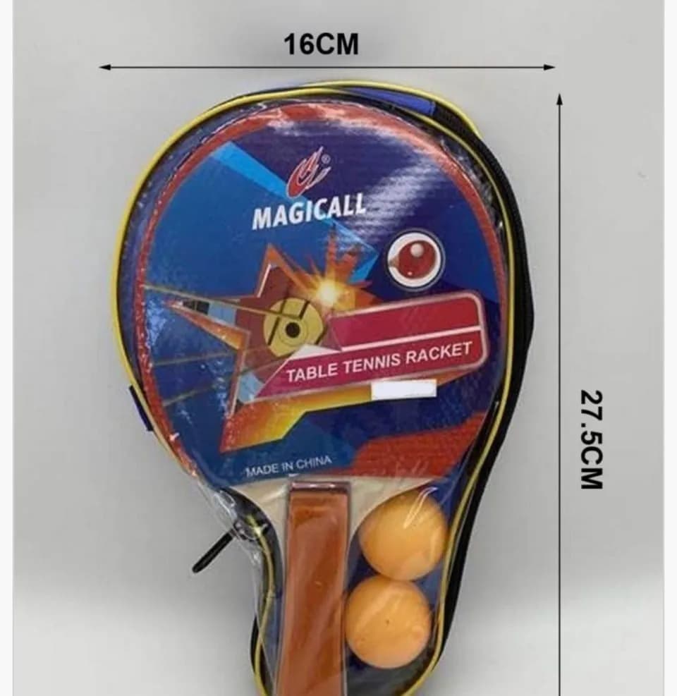 Zestaw Zabawki do Tenisa Stołowego Magicall 16x27,5cm z Pokrowcem