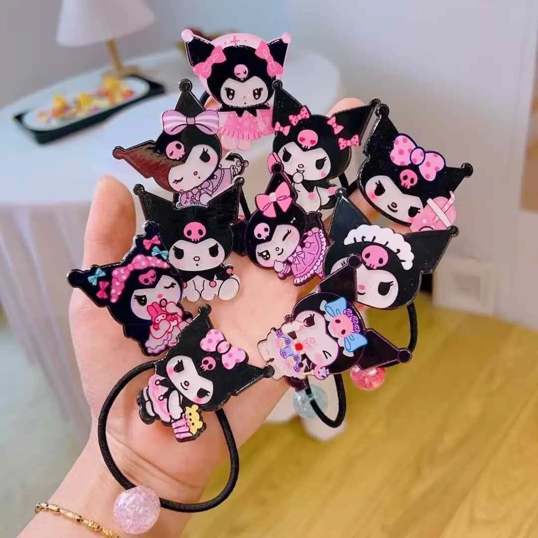 Biżuteria dla Dzieci Gumki do Włosów Kuromi Mix 24 szt.