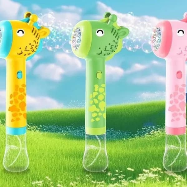 Zabawka Wodne - Maszynka do baniek Żyrafa, 6 szt. Mix kolorów