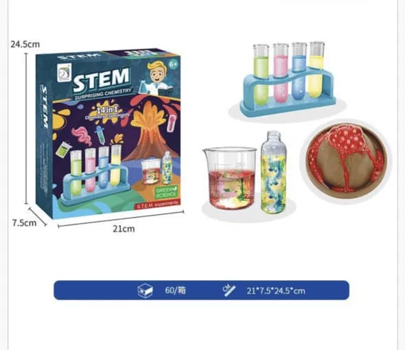 Zabawka Stem Surpriding Chemistry 14in1