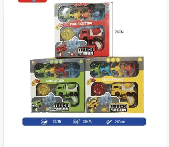 Zabawka Samochod Truck Gun