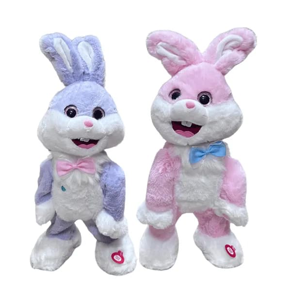 Maskotka Królik Muzyczny Mix Kolorów 6szt