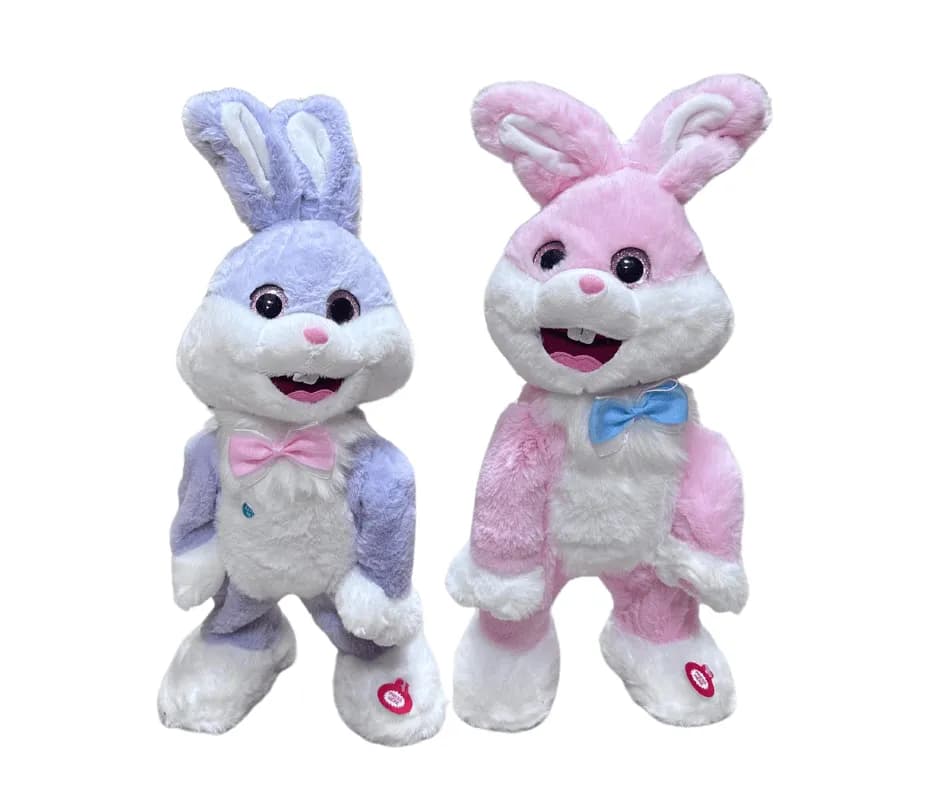 Maskotka Królik Muzyczny Mix Kolorów 6szt