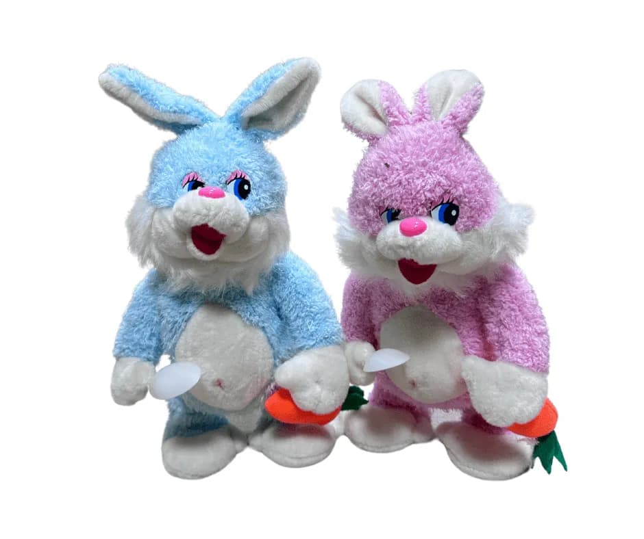 Maskotka Muzyczna Królik z Marchewką Mix Kolorów