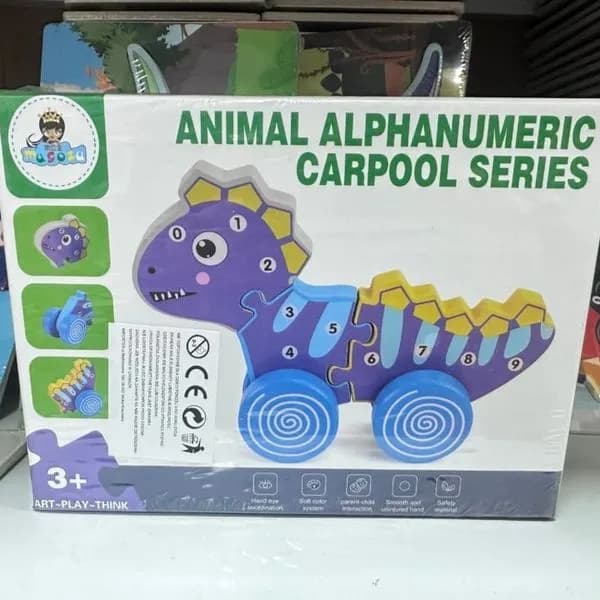 Animal Alphanumeric Carpool Seires