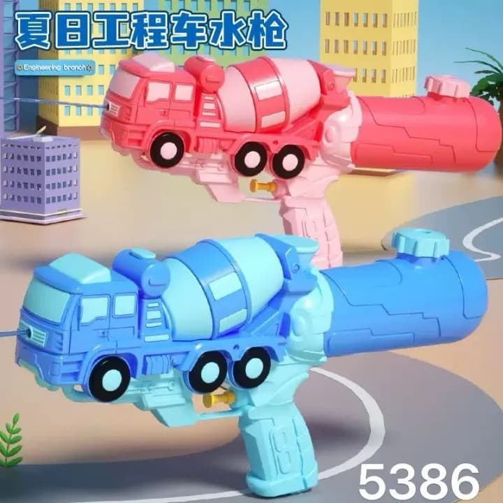 Pistolety na wodę 35cm Betoniarka Auto Mix 6szt PK14477