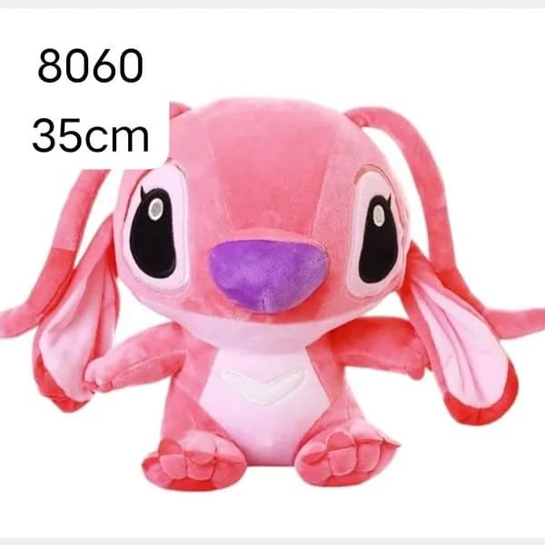 Maskotka Pluszowa Stitch Angel 35cm Różowa Przytulanka