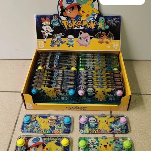 Gra Wodna Pokemon Zręcznościowa Konsola 15cm - 24 szt.