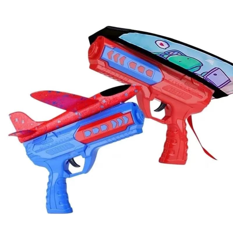 Latawiec Samoloty Pistolety - Wyrzutnia Katapulta 6 szt.