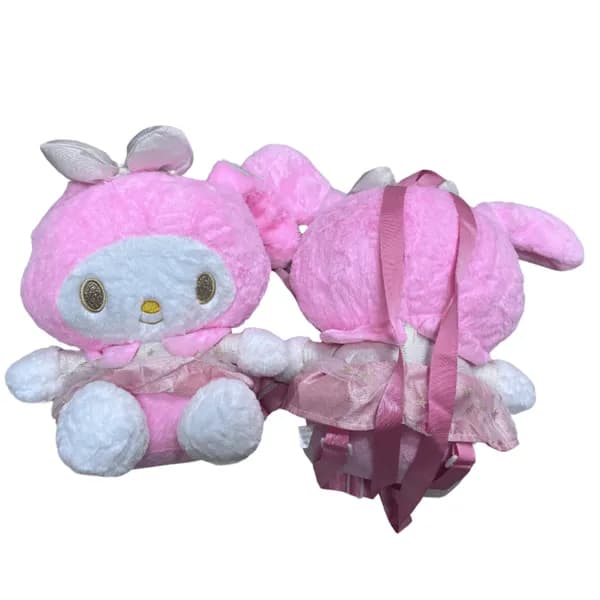 Maskotka Torebka Kuromi My Melody Różowa Pluszowa 6szt