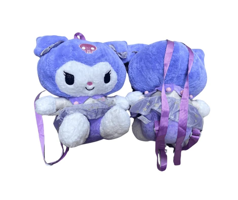 Maskotka Torebka Kuromi Pluszowy Plecak Fioletowy