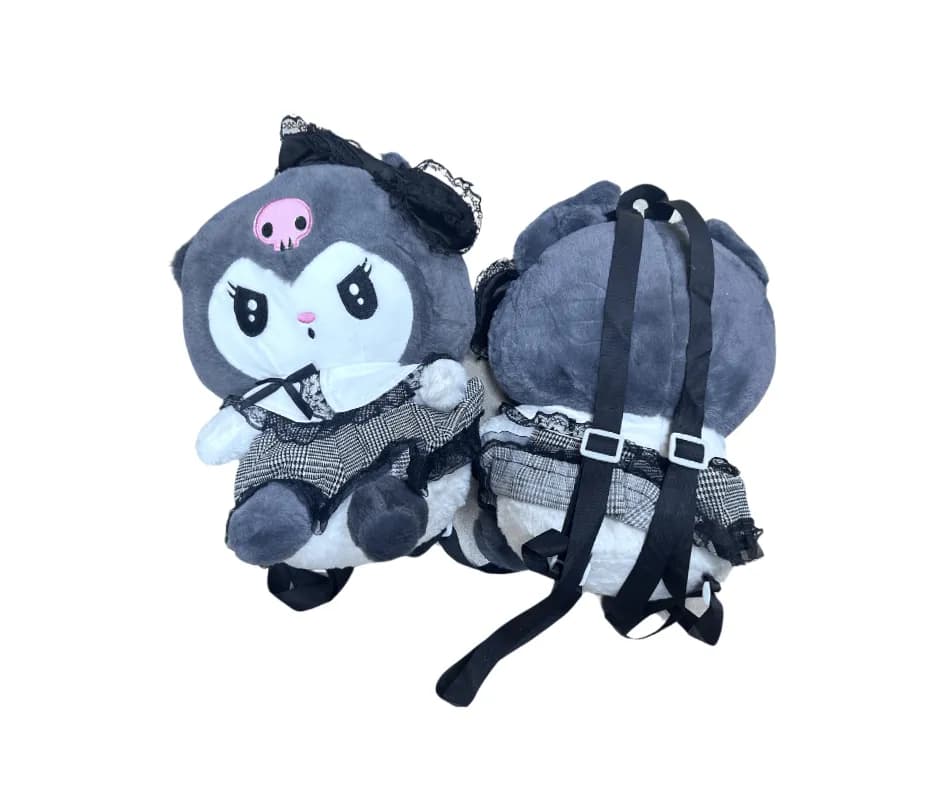 Maskotka Torebka Kuromi - Plecak Pluszowy w Sukience