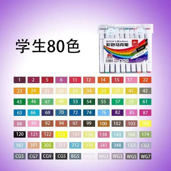 Zestaw Artist Marker 80PCS