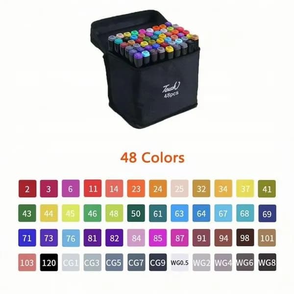 Marker Kolorowy 48 szt