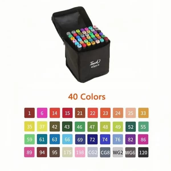 Marker Kolorowy 40 szt