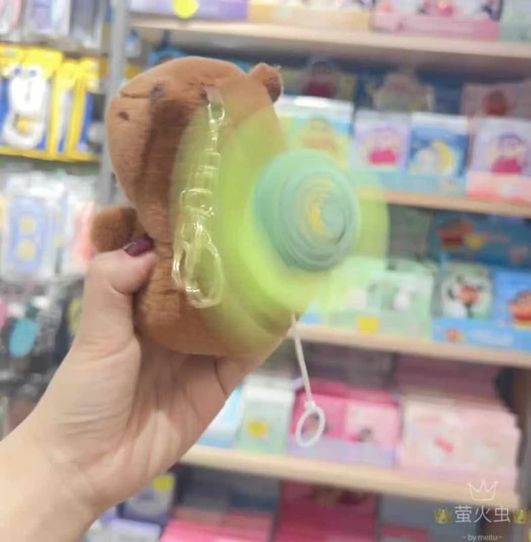 Brelok do Kluczy Pluszowa Kapibara z Żółwiem Mix 12szt