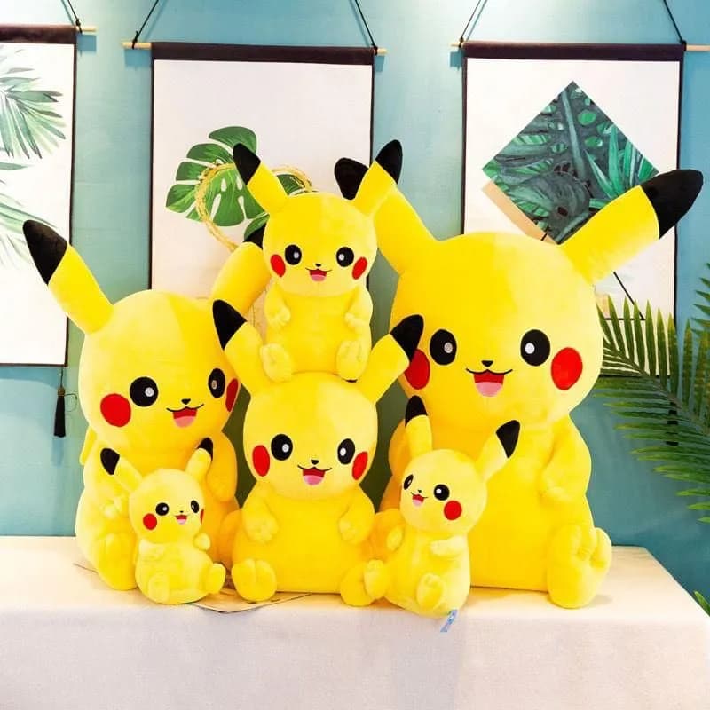 Maskotka Pluszowa Pikachu 55cm Żółta Przytulanka
