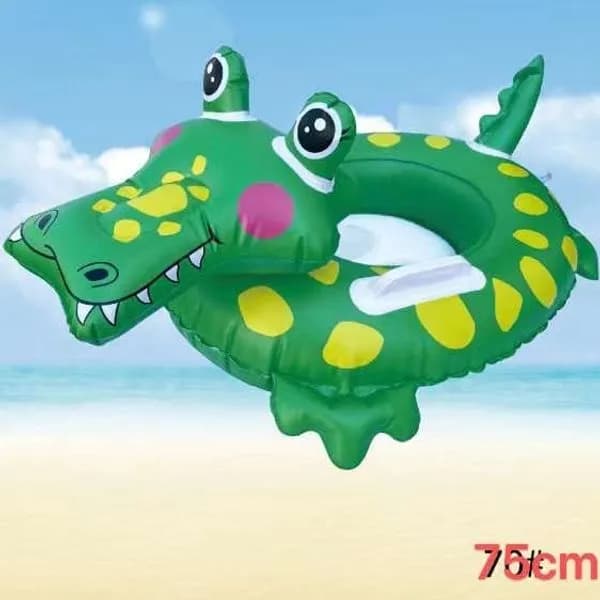 Koło do Pływania z Siedziskiem 75cm Krokodyl Yelang